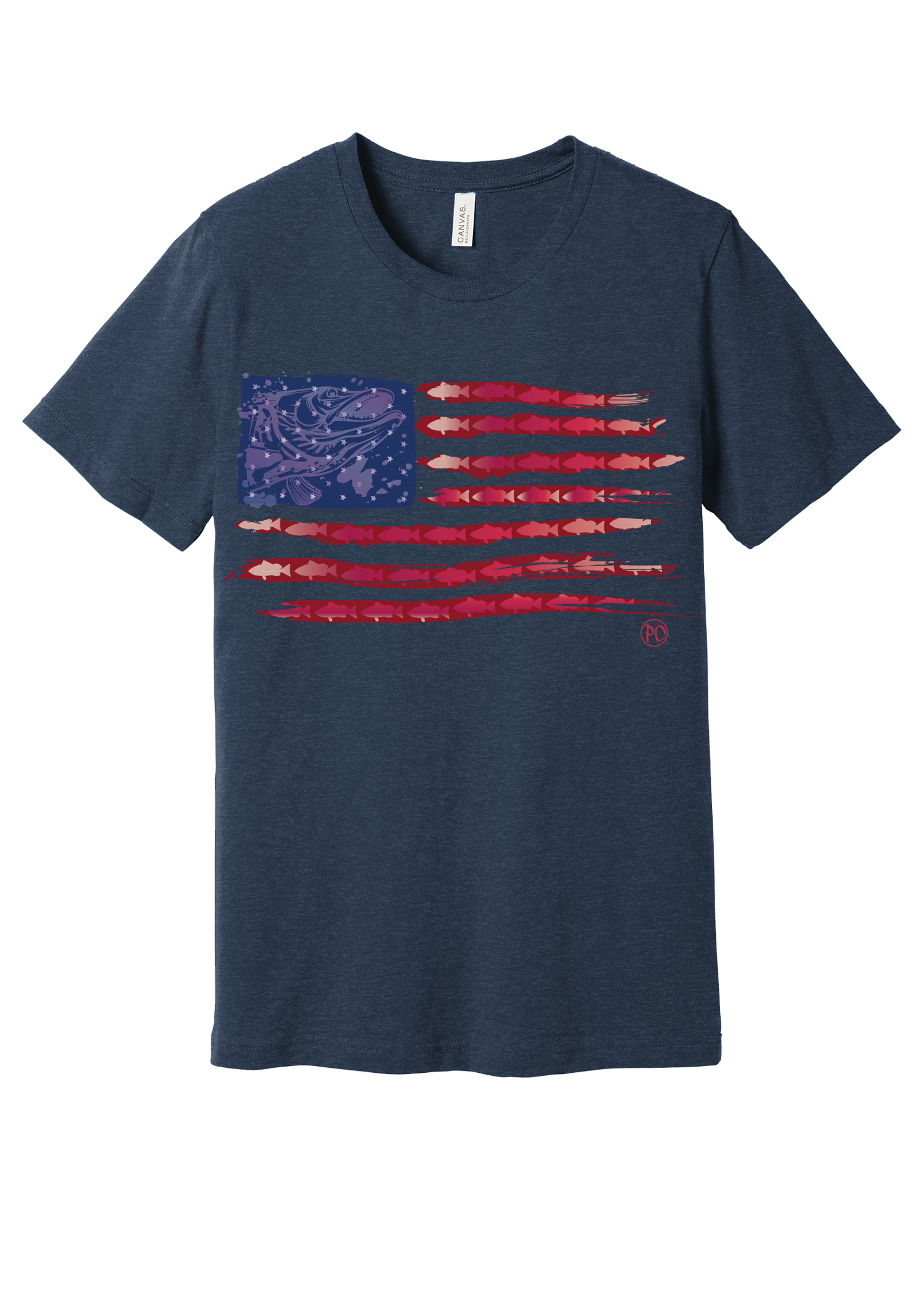 American Fish Flag T-Shirt